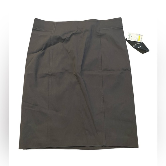 NWT Attyre grey pencil skirt with stretch waistband 8P - Picture 1 of 4